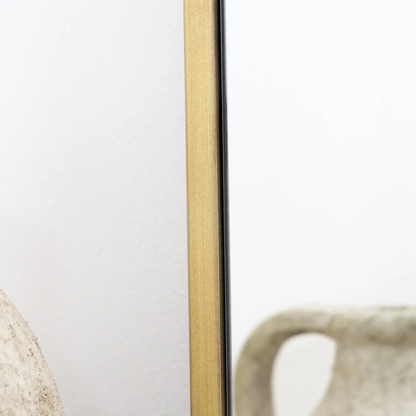 Moderner Pinterest-Spiegel mit Goldrahmen 160 cm x 60 cm – Sale