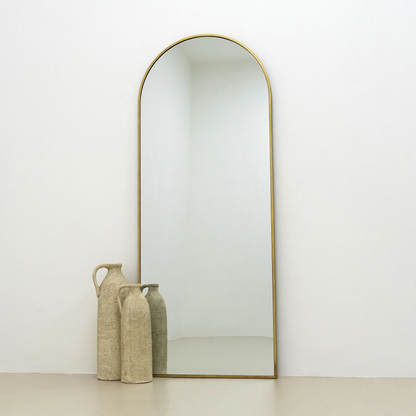 Moderner Pinterest-Spiegel mit Goldrahmen 160 cm x 60 cm – Sale