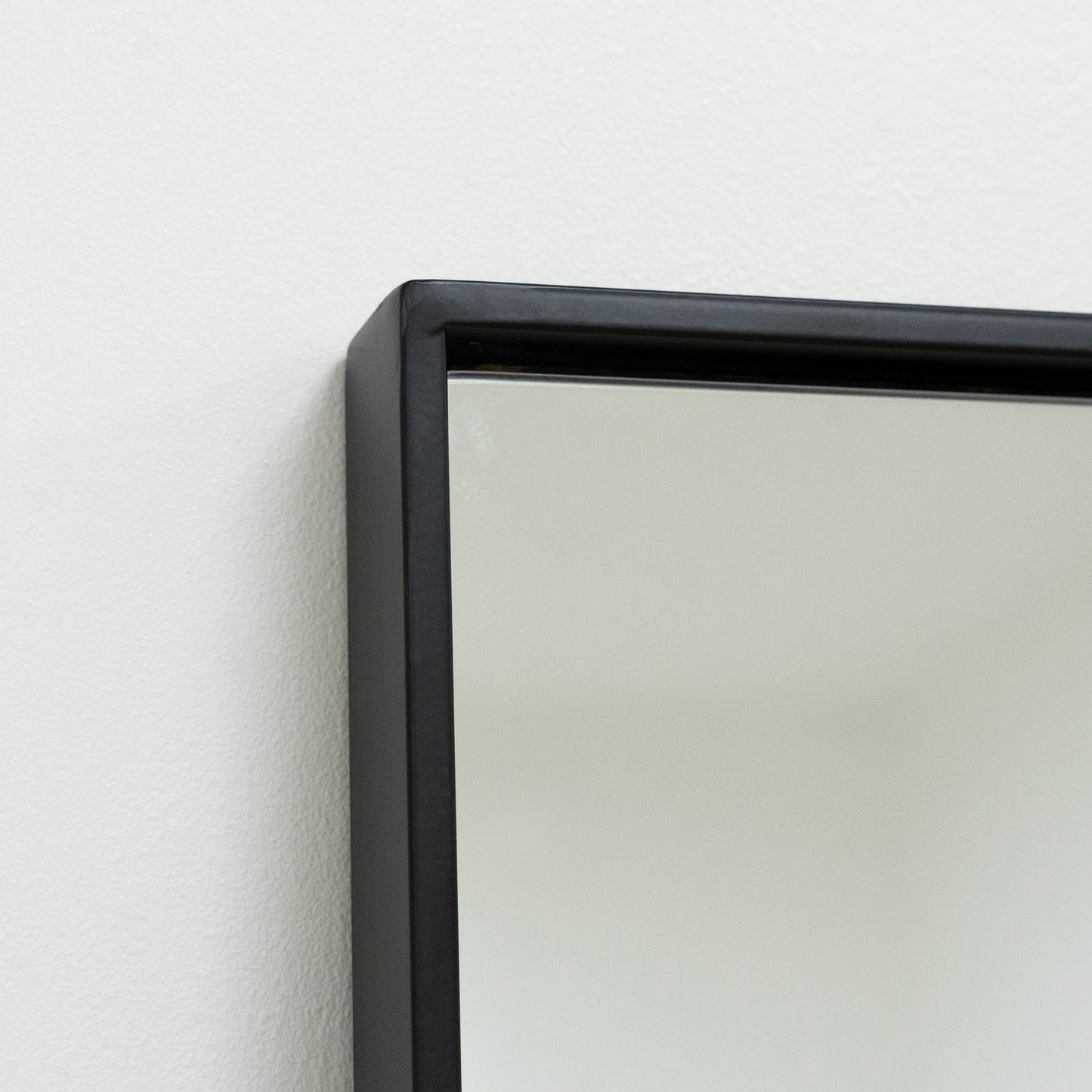 Xavril – Schwarzer, extra großer Ganzkörperspiegel aus Metall, 200 cm x 100 cm